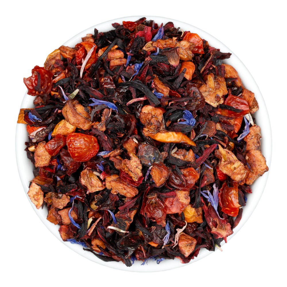 Blue Eyes Hibiscus Loose Leaf Fruit Tea - Lush, Fragrant, Joyous