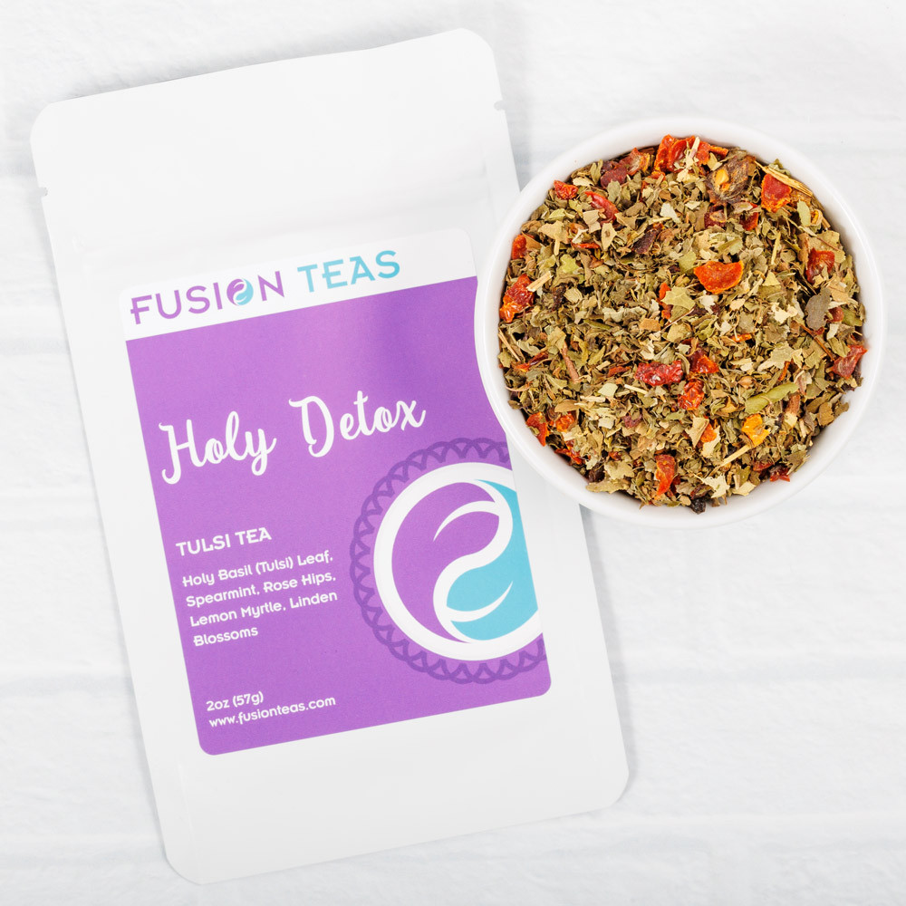 Holy Detox Tulsi Loose Leaf Herbal Tea Purify, Cleanse, Realign