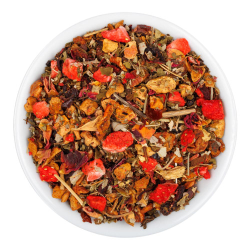 Strawberry Spring Green Loose Leaf Tea | Juicy, Citrus, Bright Berry