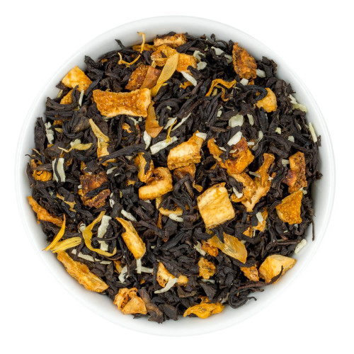 Fusion Teas Orange Coconut Cream Black Tea - Overhead