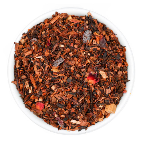 Fusion Teas Chocolate Cake Honeybush Tea - Overhead