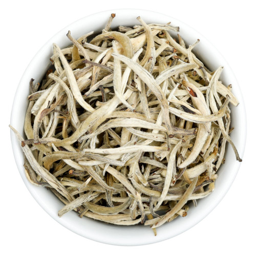 Fusion Teas Silver Needle White Tea - Overhead