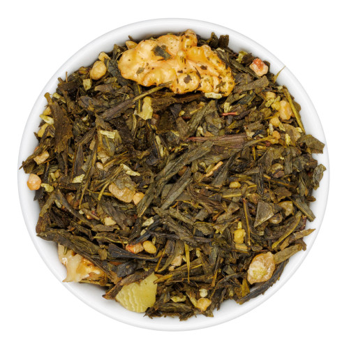 Fusion Teas Green Walnut Green Tea - Overhead