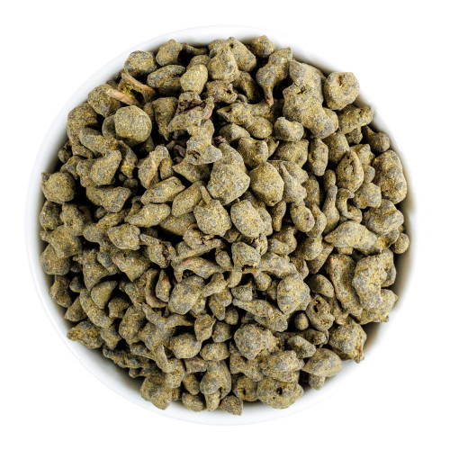 Fusion Teas Ginseng Oolong - Overhead
