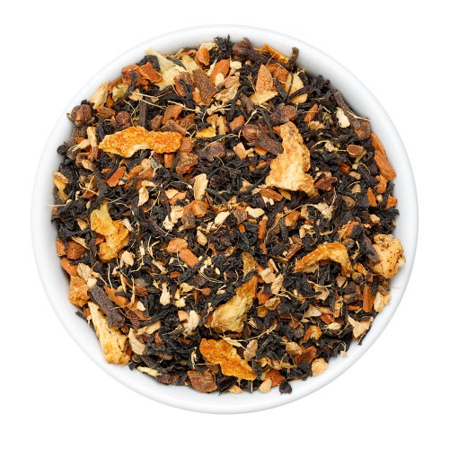 Fusion Teas Spiced Apple Chai Black Tea - Overhead
