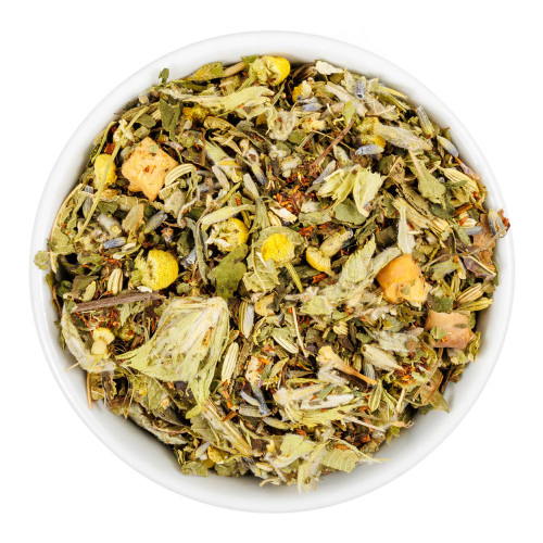 Fusion Teas Lavender Dreams Herbal Tea - Overhead