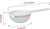 5.5 inch Plastic Mesh Strainer for Kefir