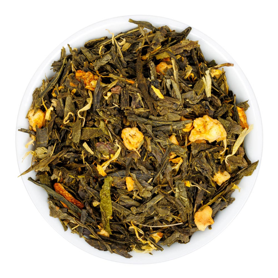 Fusion Teas Lemon Meringue Green Tea - Overhead