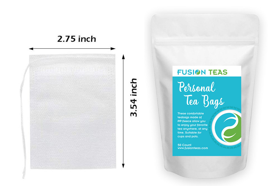 Personal Tea Bags with Drawstring