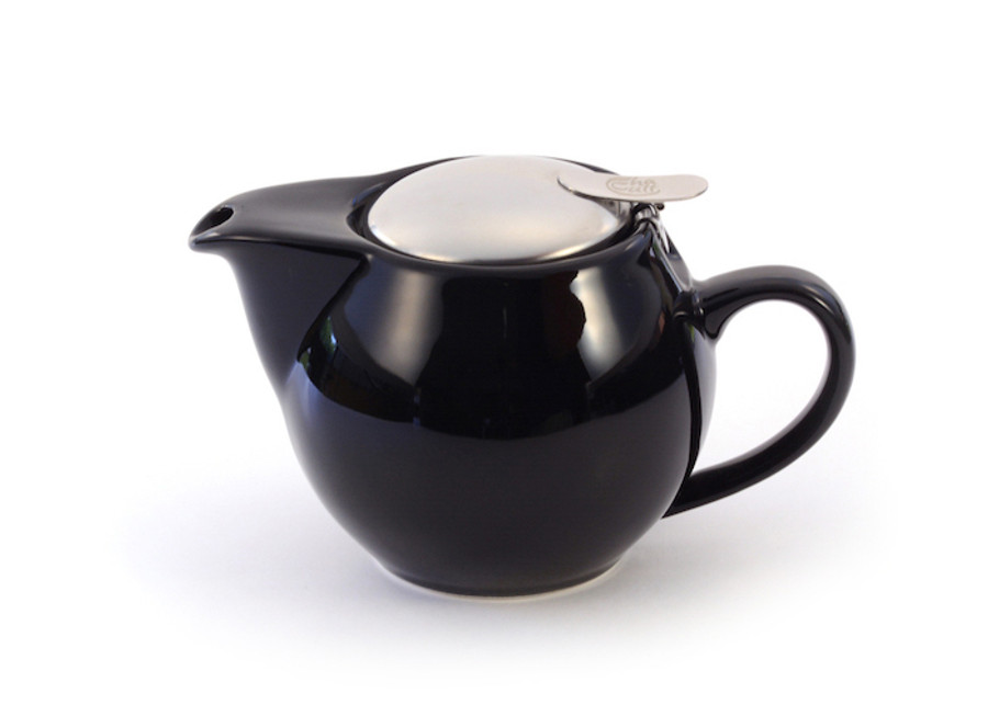 Porcelain Teapot with Stainless Steel Infuser - 17oz