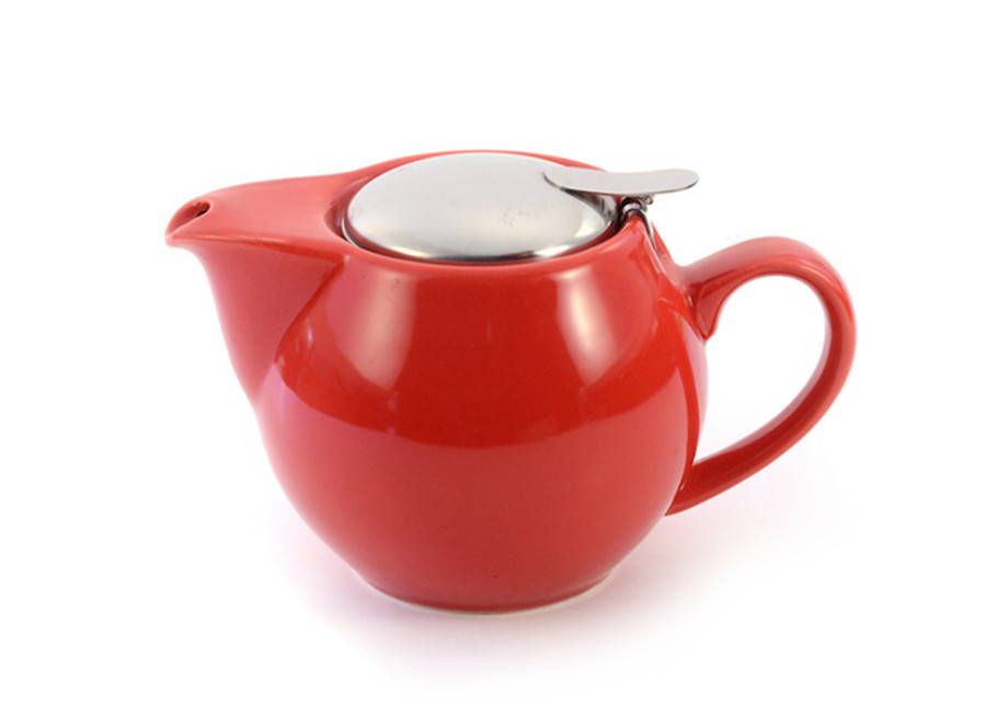 Porcelain Teapot with Stainless Steel Infuser - 17oz