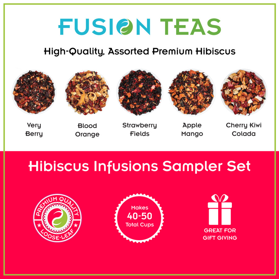 Hibiscus Fruit Tea Sampler - Our Best Selling Hibiscus Infusions