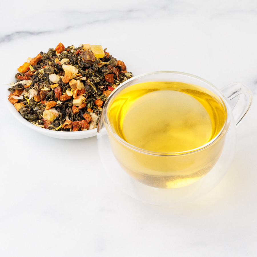 Sunset Peach Loose Leaf Oolong Tea - Bright, Fresh, Nectar-Like
