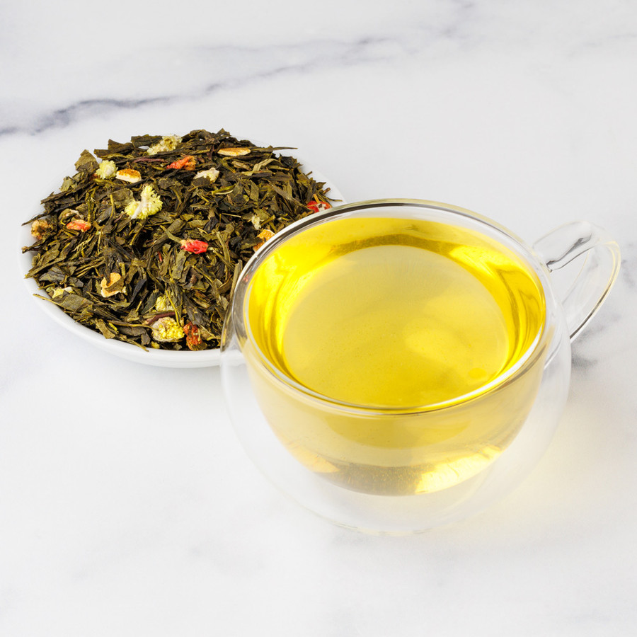 Strawberry Spring Green Loose Leaf Tea | Juicy, Citrus, Bright Berry
