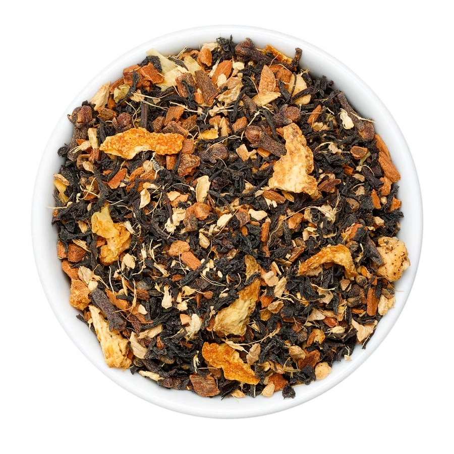 Fusion Teas Spiced Apple Chai Black Tea - Overhead