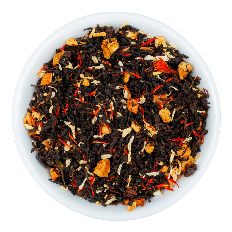Fusion Teas Butterscotch Black Tea - Overhead