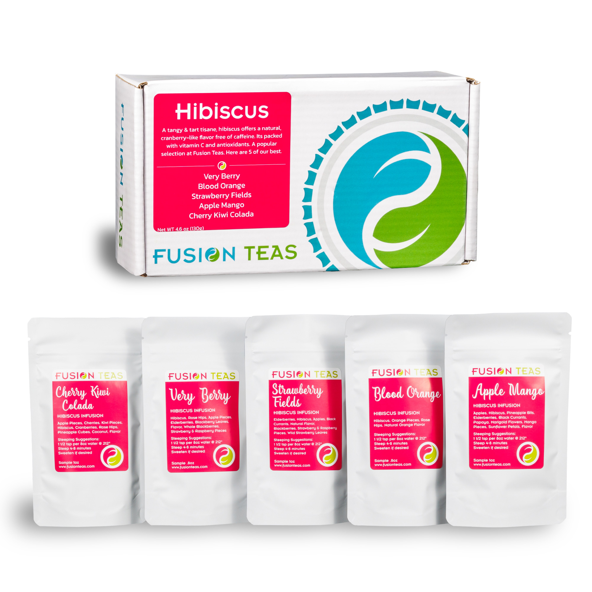 Hibiscus Fruit Tea Sampler - Our Best Selling Hibiscus Infusions