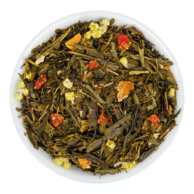 Strawberry Spring Green Loose Leaf Tea | Juicy, Citrus, Bright Berry