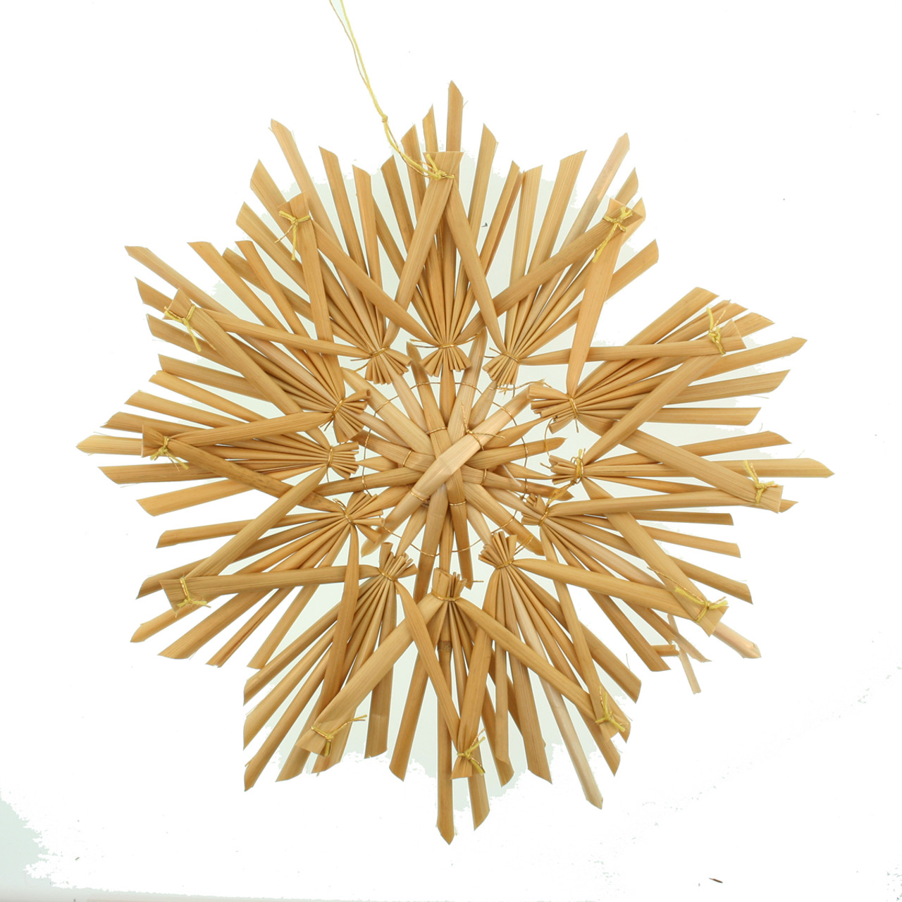 Straw Snowflake Tree Topper - 10