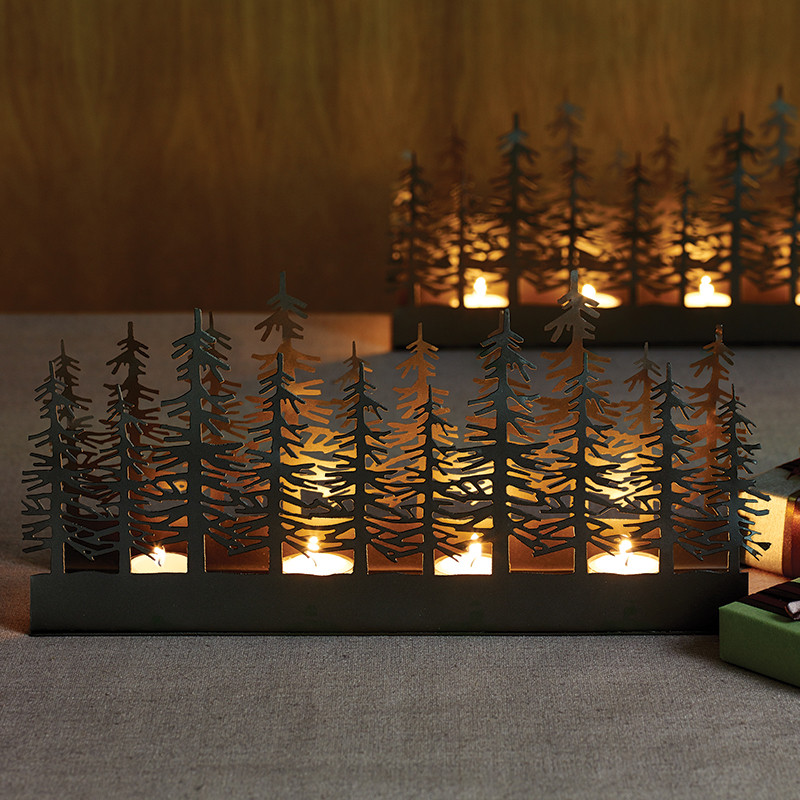 Nordic Trees Tealight Candle Holder (8820309)