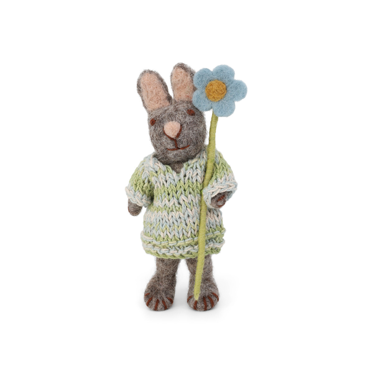 felt bunny in blue dress The Little Bunny Story Dress main image 0