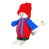 Ljungstroms Tomte Boy Santa Skier 