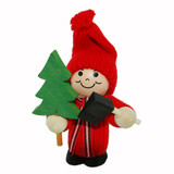 Ljungstroms Tomte Santa Boy w/Tree & Axe 