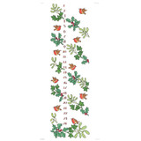 Alison Gardiner Designs Advent Candle - Holly & Ivy - 11.5 inches high 