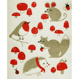 Now Designs / Danica Imports Swedish Dishcloth - Toadstool Time  Now Designs / Danica Imports Swedish Dishcloth - Toadstool Time