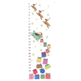 Christmas advent calendar with Santa in a sleigh and reindeer, numbered 1-24