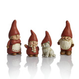 Naasgransgarden Family Luva Tomte Santa Figures - 2.5"H - Set of 4  Naasgransgarden Family Luva Tomte Santa Figures - 2.5"H - Set of 4