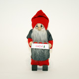 Ljungstroms Tomte Santa with Bread Tray - 7" 