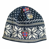 Scandinavian Specialties Knit Hat - Navy - White Stars - Norway Flag 