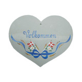 Moose Velkommen Heart Wall Hanging - Denmark 