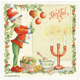 Marie Stendahl Swedish Dishcloth - Tomte Nisse 