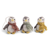 Gry & Sif Felt Baby Penguin Ornaments, Classic, Set of 3 