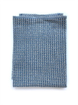 Vaxbo Lin Linen "Bubbel" Towel & Dishcloth Set - Blue 