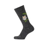  Bengt & Lotta Socks - Owl Dark Gray 