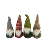 Scandinavian Sheepskin Fabric Gnomes - Set of 4 (8208)