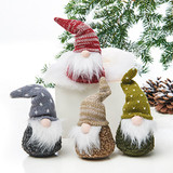 Scandinavian Sheepskin Fabric Gnomes - Set of 4 (8208)