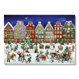 Winter Evening In the Town - Jigsaw Puzzle Advent Calendar