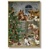 Advent Calendar Card - Christmas at the Stable - 4.5" x 6.5"