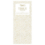 Little Dash Tissue Paper in White & Gold - 4 Sheets