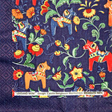 Dalahorse & Kurbits Blue Paper Luncheon Napkins - 20 pk