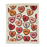 Swedish Dishcloth - Valentines Hearts