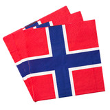 Norway Flag Paper Luncheon Napkins - 20 Pack