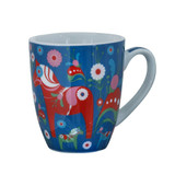Dalahorses Mug - Blue -  Boxed