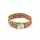 Swedish Braid Bracelet - Burgundy