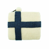 Finland Flag Felt Coin Purse