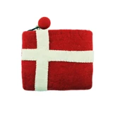 Denmark Flag Felt Coin Purse
